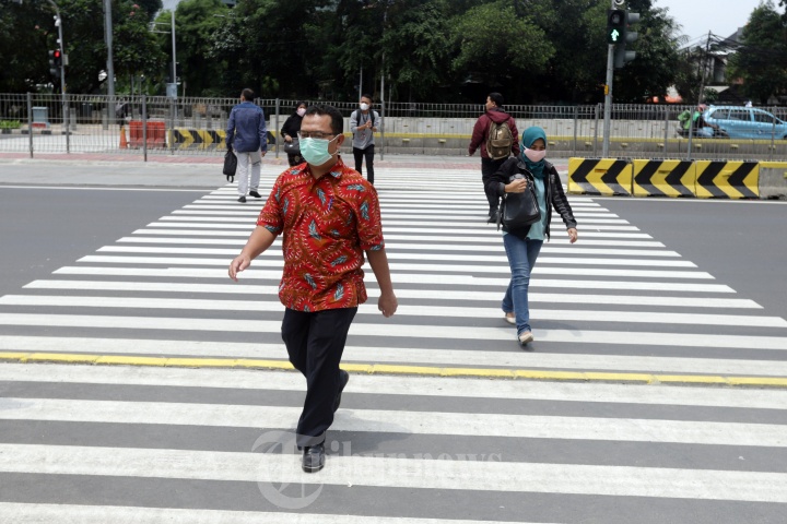 Jakarta Darurat Corona, Suasana Perkantoran Lengang