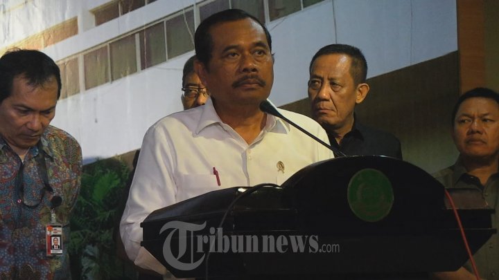 Jaksa Agung HM Prasetyo Konpers Usai Bertemu Ketua KPK