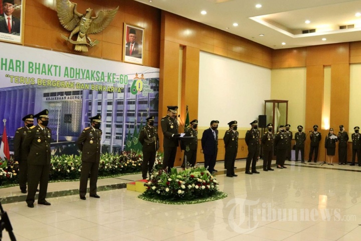 Jaksa Agung Pimpin Upacara Peringatan Hari Bhakti Adhyaksa Ke-60
