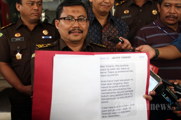 Jaksa Yulianto Laporkan Direktur Berinisial HT