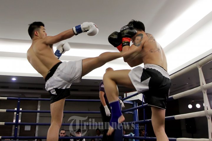 James dan Hamam Saling Pukul di Kejuaraan Muay Thai