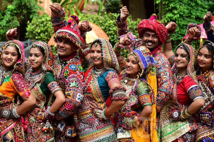 Jelang Festival Navratri di India