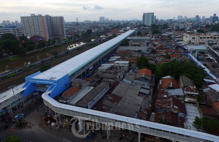 Jelang Peresmian Skybridge Tanah Abang