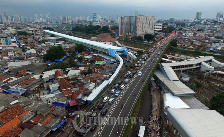 Jelang Peresmian Skybridge Tanah Abang