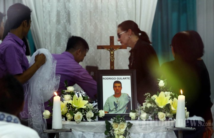 Jenazah Rodrigo Gularte Disemayamkan
