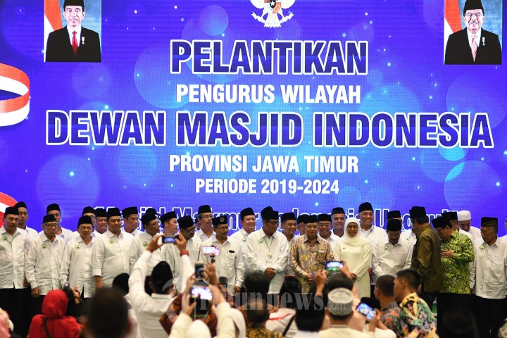 JK Lantik Pengurus DMI Jatim