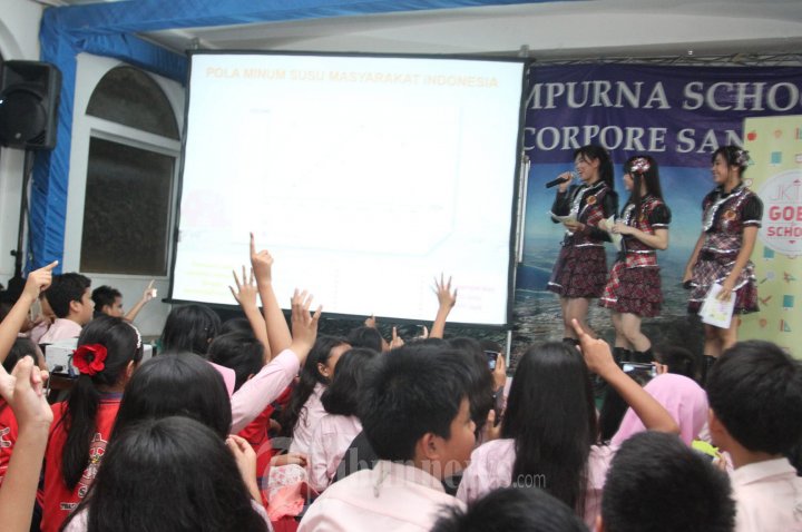 JKT 48 Beri Motivasi Pada Siswa SD