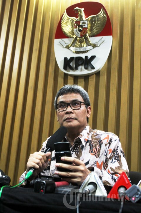 Johan Budi Jumpa Pers Penangkapan Anggota DPR