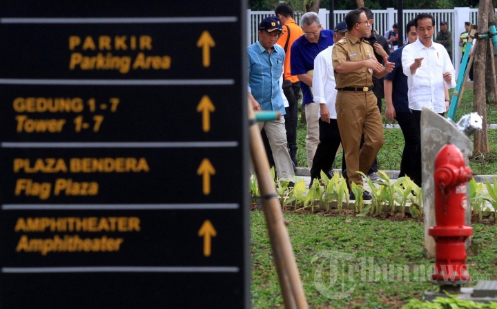 Jokowi Blusukan Ke Wisma Atlet