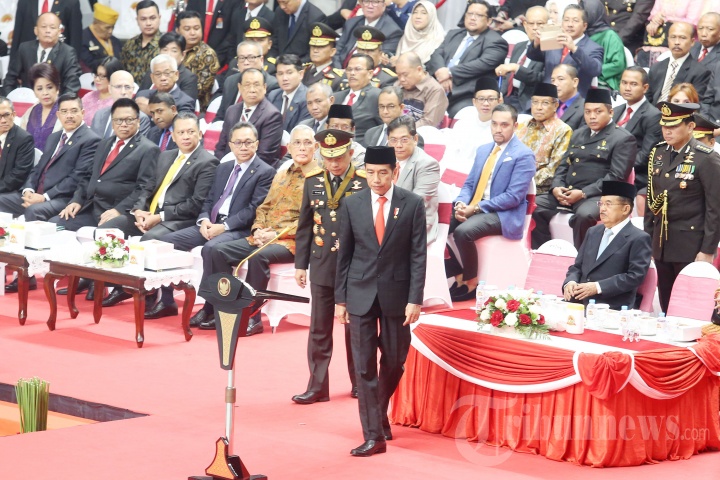 Jokowi Hadiri HUT Ke 72 Bhayangkara