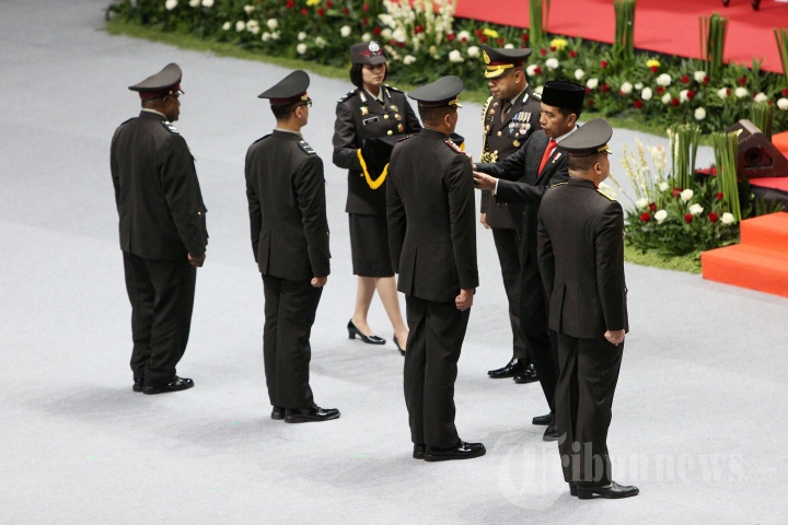 Jokowi Hadiri HUT Ke 72 Bhayangkara