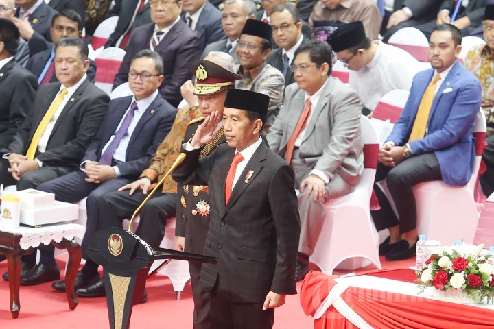 Jokowi Hadiri HUT Ke 72 Bhayangkara