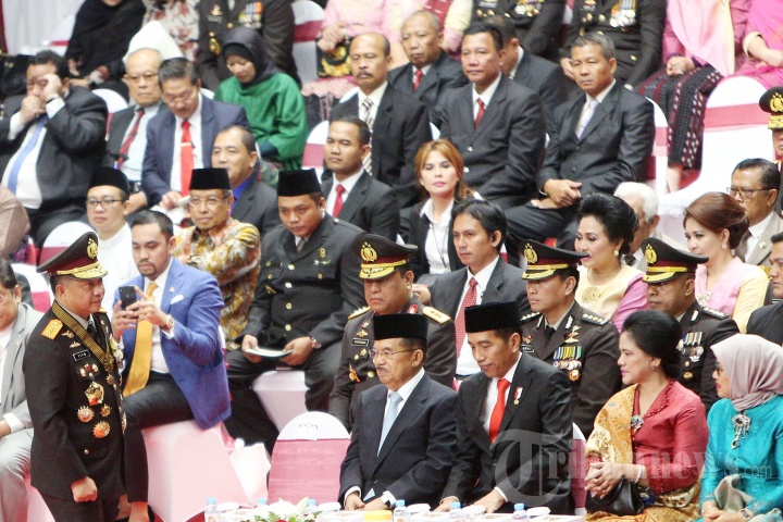 Jokowi Hadiri HUT Ke 72 Bhayangkara