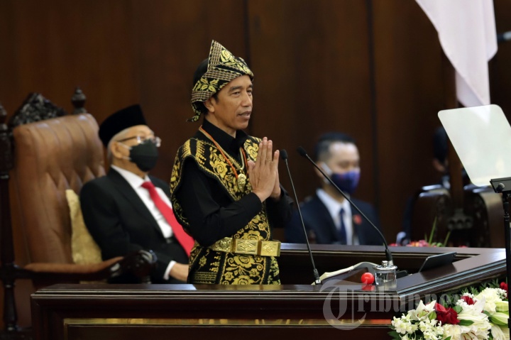 Jokowi Hadiri Sidang Tahunan Bersama MPR, DPR, dan DPD