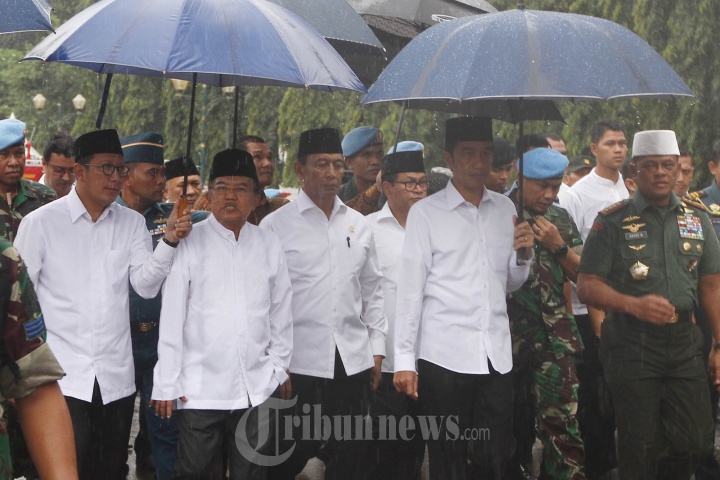 Jokowi - JK Hadiri Aksi Bela Islam III