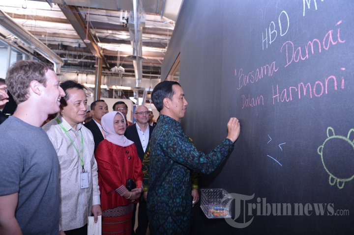 Jokowi Kunjungi Facebook Headquarter