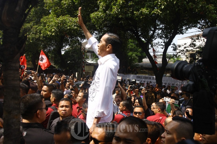 Jokowi Maaruf Amin Daftar ke KPU