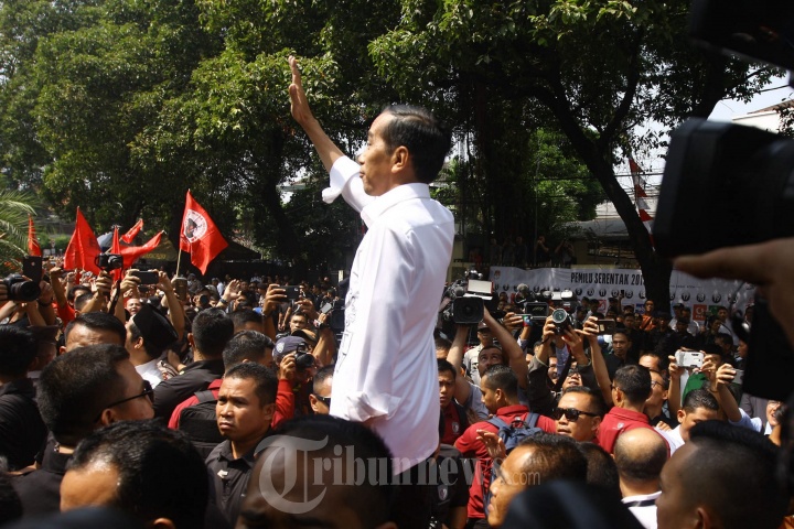 Jokowi Maaruf Amin Daftar ke KPU