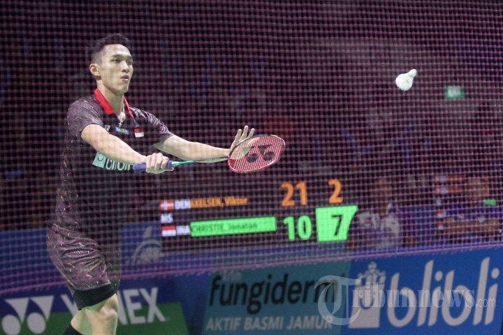 Jonatan Christie dikalahkan Viktor Axelsen