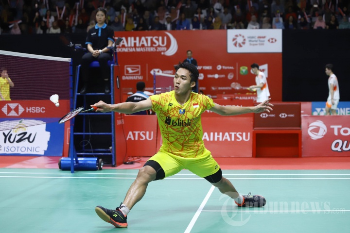 Jonatan Christie Kandaskan Perlawanan Shi Yuqi di Indonesia Masters