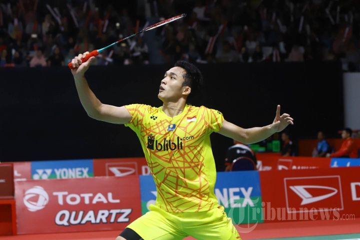 Jonatan Christie Kandaskan Perlawanan Shi Yuqi di Indonesia Masters