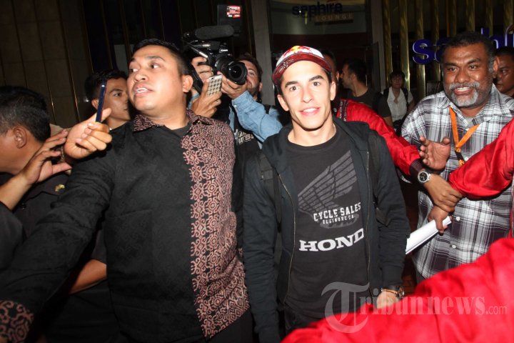Juara Dunia Moto GP Marc Marquez Tiba di Indonesia