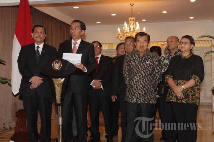 Jumpa Pers Presiden di Halim