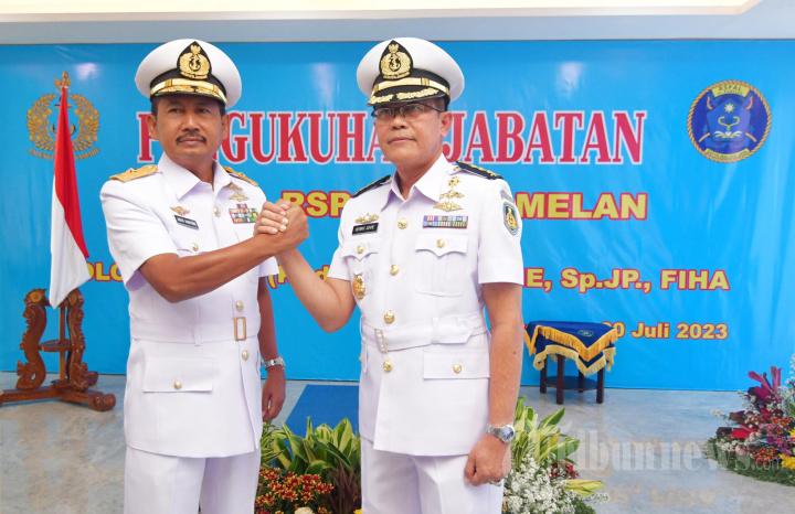 Kadiskesal Kukuhkan Jabatan Kepala RSPAL dr Ramelan Surabaya