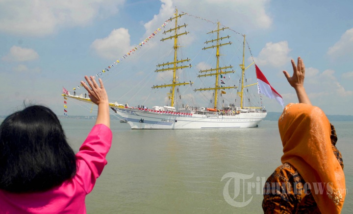 Kapal KRI Bima Suci tiba di koarmatim