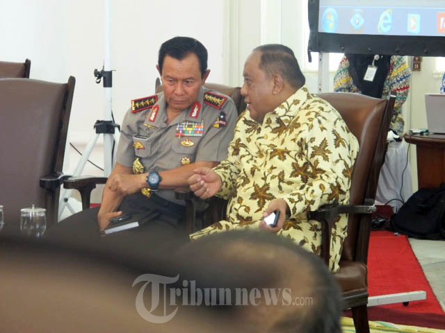 Kapolri dan Kepala BIN Dampingi Presiden Bertemu Kejagung