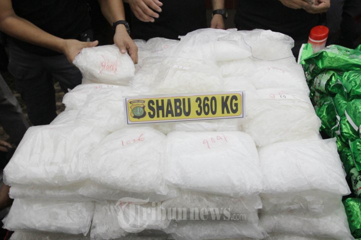 Kapolri Rilis Sabu 360 Kilogram