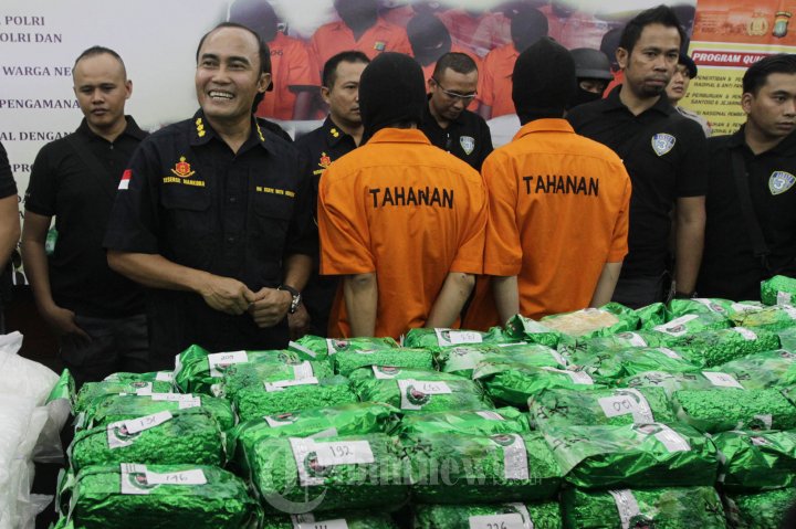 Kapolri Rilis Sabu 360 Kilogram