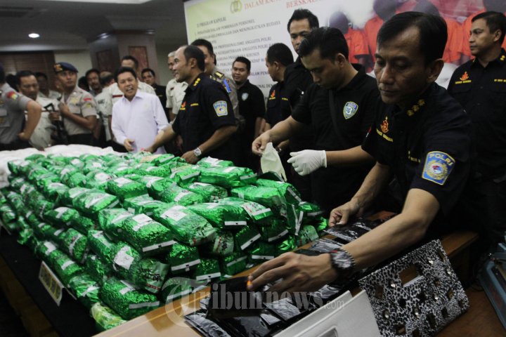 Kapolri Rilis Sabu 360 Kilogram