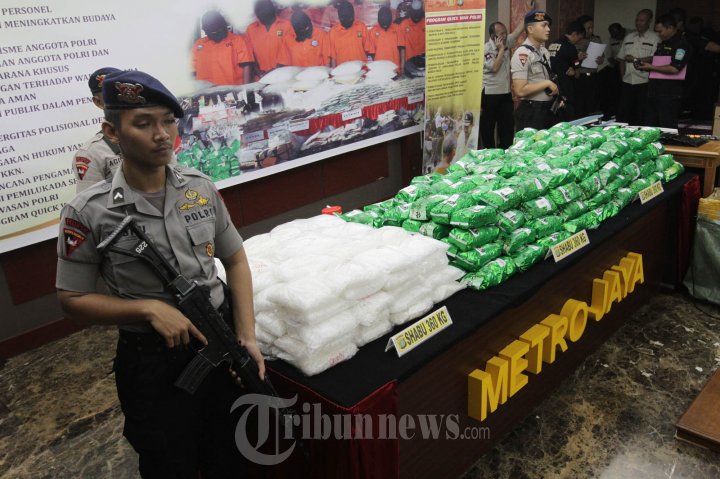 Kapolri Rilis Sabu 360 Kilogram
