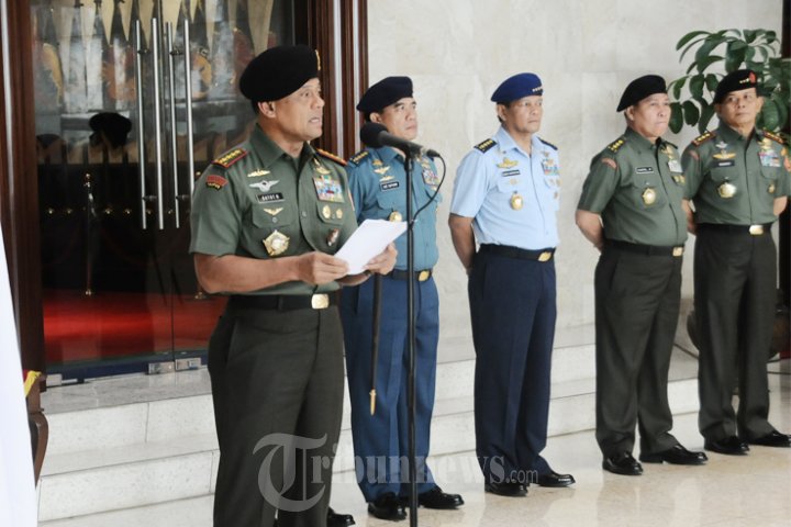 Kasad dan 8 Pati TNI Naik Pangkat