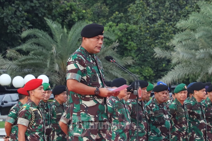 Kasum TNI Pimpin Upacara Pemberangkatan Satgas Misi PBB