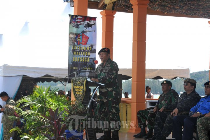 Kasum TNI Pimpin Upacara Penutupan Latgabma Malindo 2016