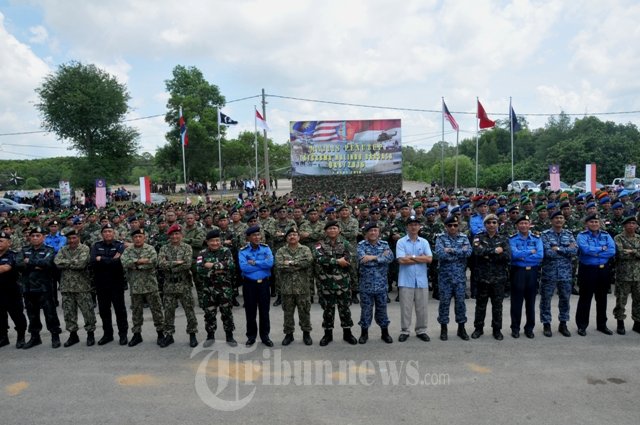 Kasum TNI Pimpin Upacara Penutupan Latgabma Malindo 2016