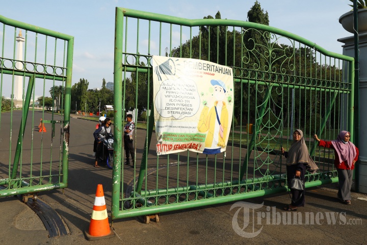 Kawasan Monas Masih Ditutup untuk Umum