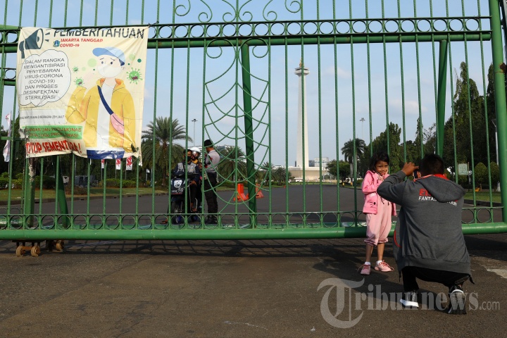 Kawasan Monas Masih Ditutup untuk Umum