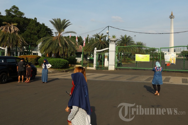 Kawasan Monas Masih Ditutup untuk Umum