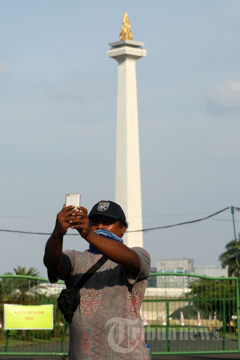 Kawasan Monas Masih Ditutup untuk Umum