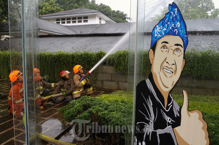 Kebakaran Gedung Bappelitbang Kota Bandung