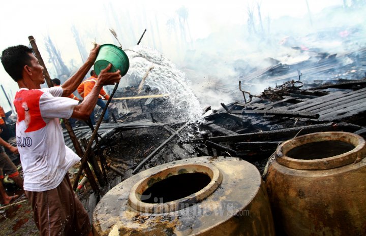 Kebakaran Rumah Kontrakan