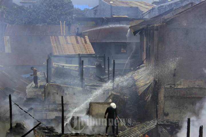Kebakaran Rumah Pemukiman Makassar