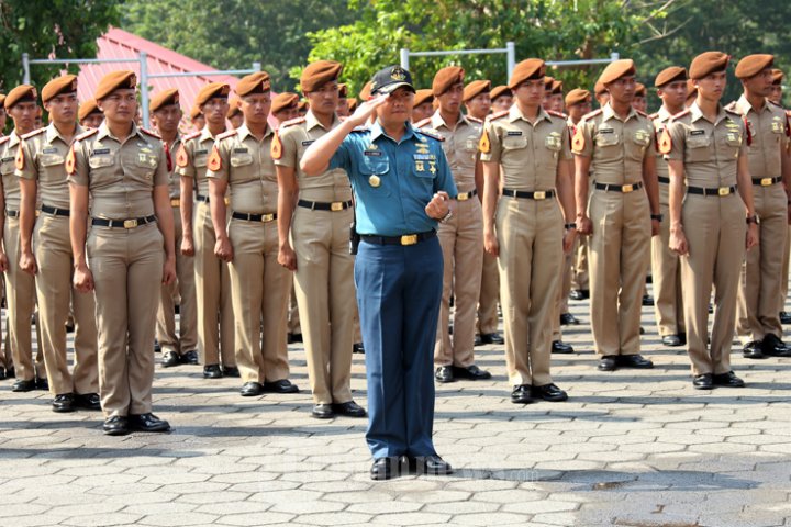 Kedatangan 793 Taruna di Akpol Semarang