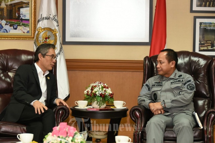 Kepala Bakamla RI Kunjungi BPK RI