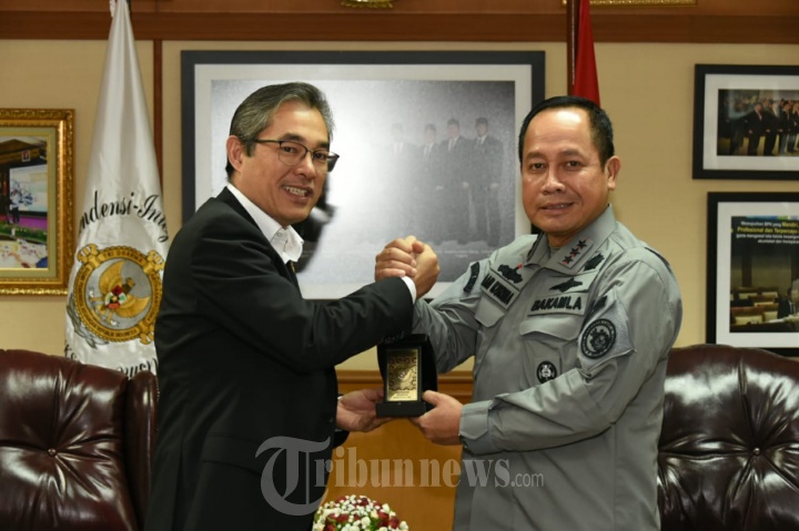 Kepala Bakamla RI Kunjungi BPK RI