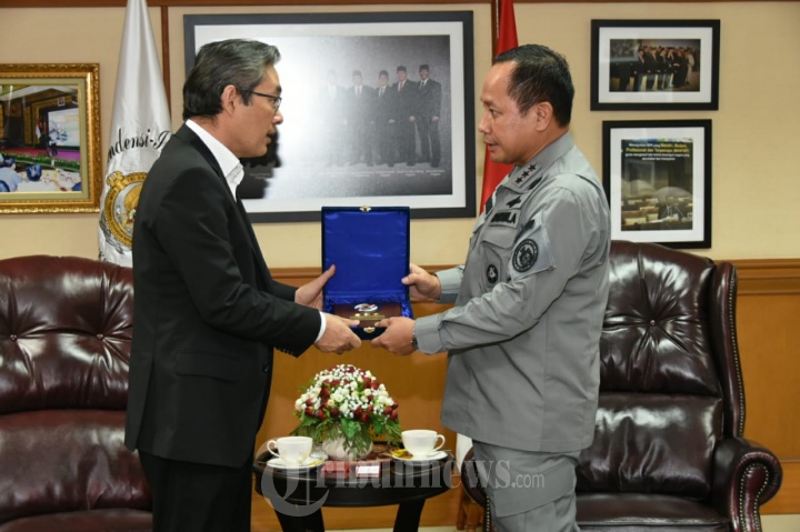 Kepala Bakamla RI Kunjungi BPK RI