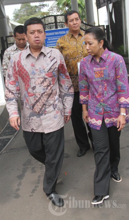 Kepala BNP2TKI dan Menteri BUMN Usai Bertemu Presiden